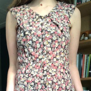 Vintage Floral Flapper-Style Sundress